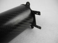Customized processing Full Carbon Fibre Tube and Plate Glued Parts