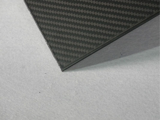 Black Twill Matte Carbon Fiber Panels use for surfboard / boat centerboard