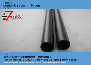 OD10mm ID8mm 1000mm Carbon Fiber Piping 3K Twill Woven Matt Finish