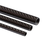 CFRP Matte Glossy Weave Composite Carbon Fiber Tube 3K 100cm Length