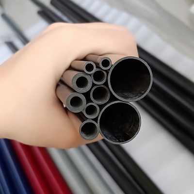 Thick Wall Carbon Fibre Tube Anti Ultraviolet Radiation 3K Woven Finish
