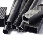 Extremely Strong Rectangular Carbon Fiber Tube Low Thermal Expansion