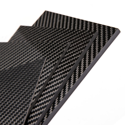 Flat Matte Glossy 3K Carbon Fiber Sheet High Strength Composite Material UV Resistant