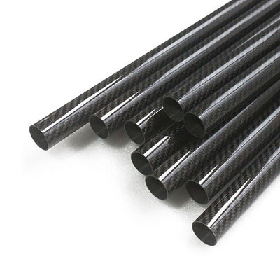 3K Glossy Carbon Fiber Tube OD14MM x ID12MM x 1000MM Rolled Poles/Pipe