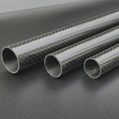 Custom Size 15mm–40mm 100% 3K Carbon Fiber Tubes Lightweight Round Pipes