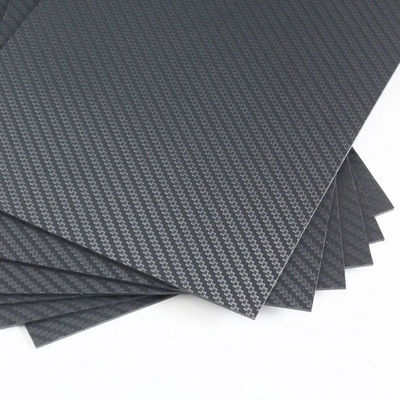 3K Carbon Fiber Sheet 100% Carbon Sheet Satin Finish Carbon Fiber Board Twill Matte Finish