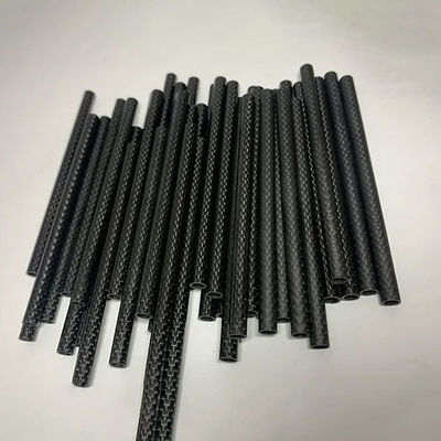 Customizable Carbon Fiber Tube, Lightweight Carbon Fiber Round Tube, High-Strength Black Carbon Tube