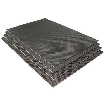 3K Carbon Fiber Plate Sheet 125mm X 75mm X 3MM Thickness Pure Carbon Fiber Board