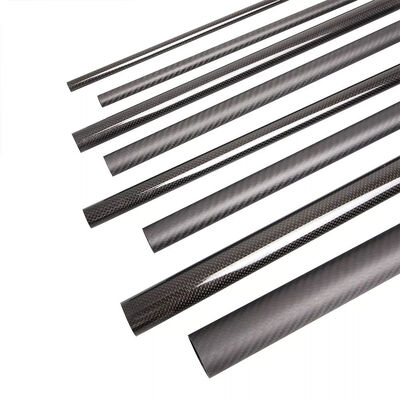3K Twill Carbon Fiber Pipe Lightweight Durable Carbon Fiber Round Tube