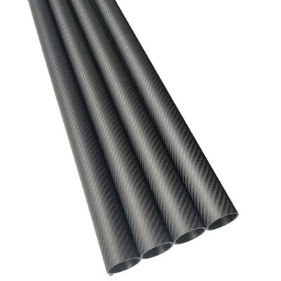 Twill Matte Carbon Fiber Round Tube High Performance Carbon Composite Pipe