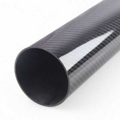 Custom 2.5" OD x 6" Long 3K Carbon Fiber Tube | High Strength Carbon Fiber Tubing Supplier