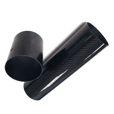 Custom 2.5" OD x 6" Long 3K Carbon Fiber Tube | High Strength Carbon Fiber Tubing Supplier