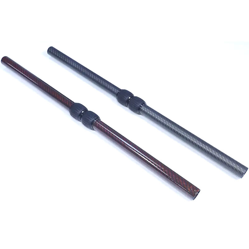 Low Density And Light Weight Carbon Fiber Telescopic Pole UV Resistant