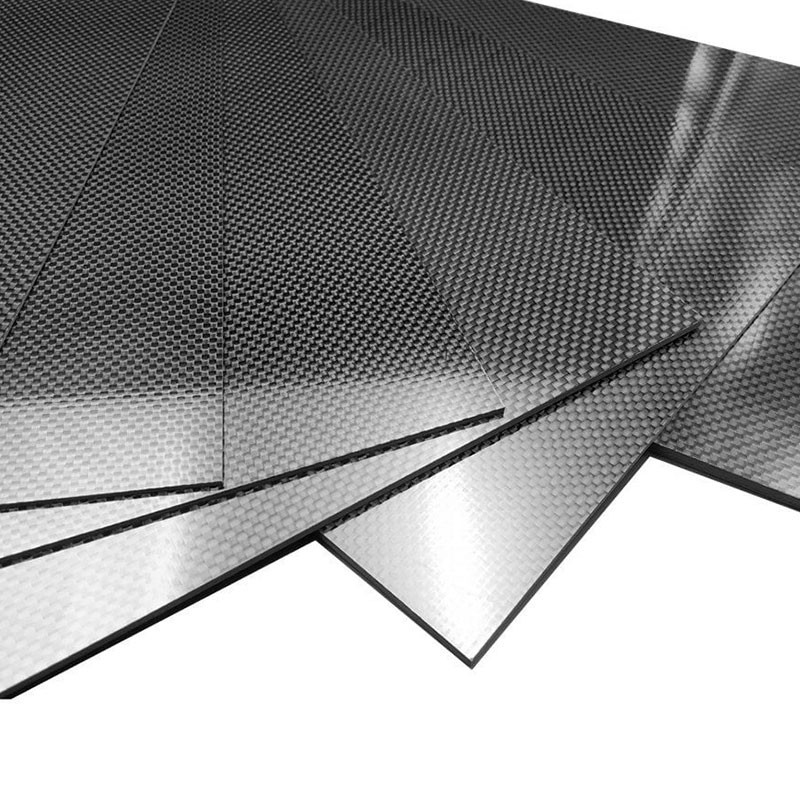 High Strength Carbon Fiber Sheet Plain Weave 1/8″ Thick – 6″ X 6″