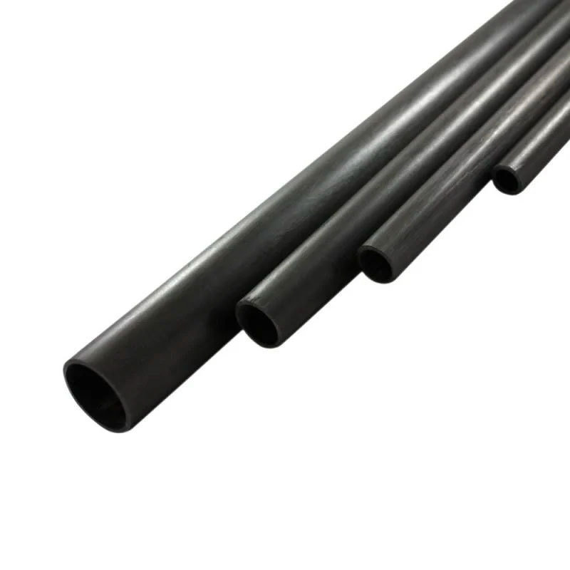 High Tensile and Modulus Unidirectional Round Shaped Pultruded Carbon Fiber Tube