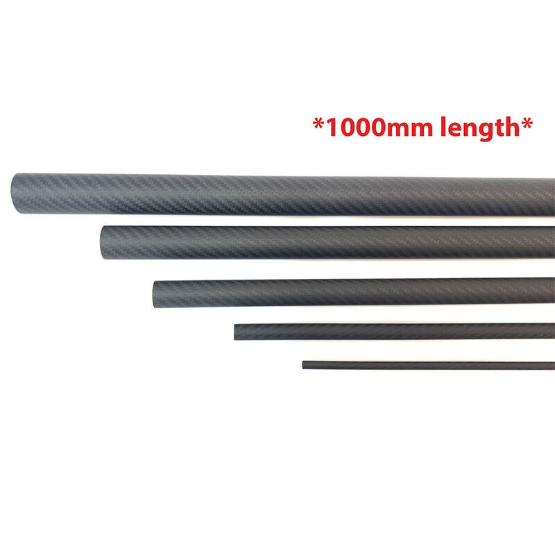 3K Carbon Fiber Tube Pipe Strong and Tough Wear-resistance with All Sizes Available